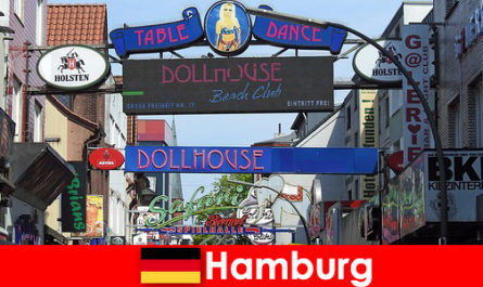 Hamburg Reeperbahn - seks turizmi için gece hayatı genelevleri ve eskort hizmeti