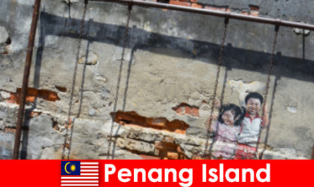 Penang Adası'ndaki büyüleyici ve çeşitli sokak sanatı yabancıları hayrete düşürüyor