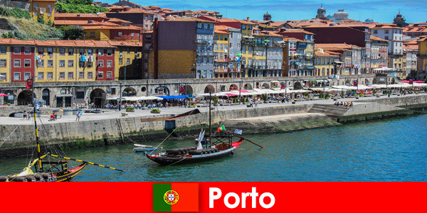 Büyüleyici barlar ve yerel restoranlar ile Porto Portekiz ziyaretçileri için şehir molası