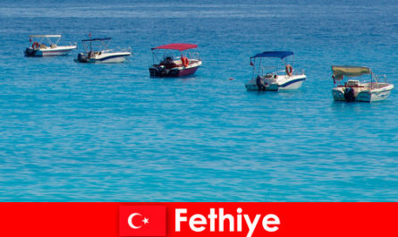 Türkiye Mavi Yolculuk ve beyaz kumsallar dinlenmek için Fethiye'de turistleri özlemle bekliyor