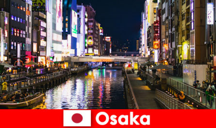 Osaka Japonya'da eğlence bölgeleri ve lezzetler denizaşırı gezginleri bekliyor