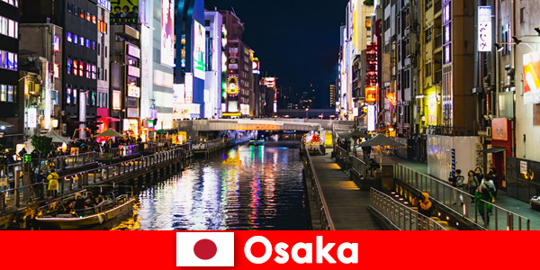 Osaka Japonya’da eğlence bölgeleri ve lezzetler denizaşırı gezginleri bekliyor