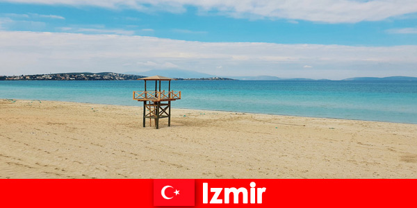 Rahatlatıcı tatilcileri İzmir’de plajlar büyüleyecek