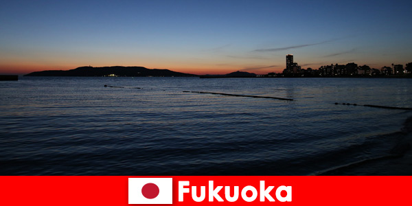 Fukuoka Japonya’nın güzel şehrinde bölgesel grup turu