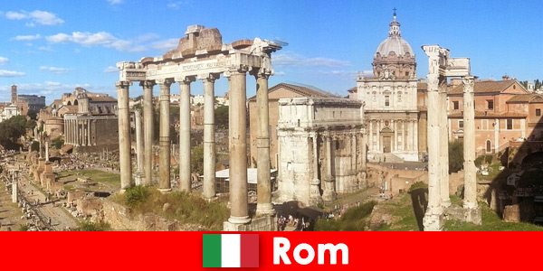 Avrupalı ​​konuklar için Roma İtalya’daki antik kazı ve harabelere otobüs turları