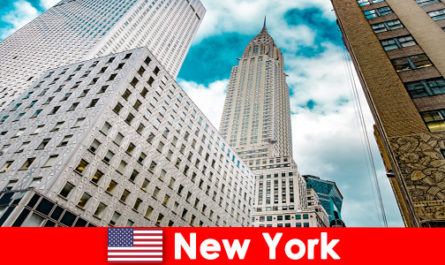 New York Amerika Birleşik Devletleri'nde turistler için özel anlarla gidiş-dönüş