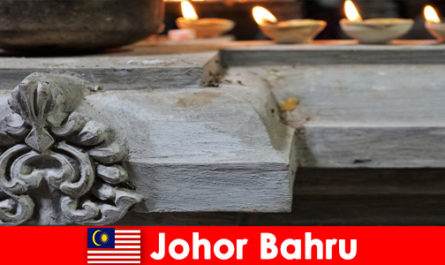 Johor Bahru Malezya'daki yabancılar için muhteşem mimari ve manzaralar