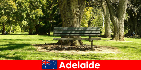 Adelaide Avustralya'daki güzel parklar sizi dinlenmeye davet ediyor