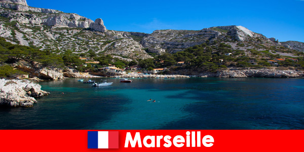 Özel bir yaz tatili için Marsilya Fransa’da güneş ve deniz