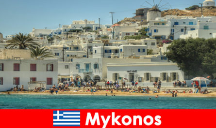 Beyaz Mykonos kasabası, Yunanistan'daki birçok yabancının hayalindeki yer