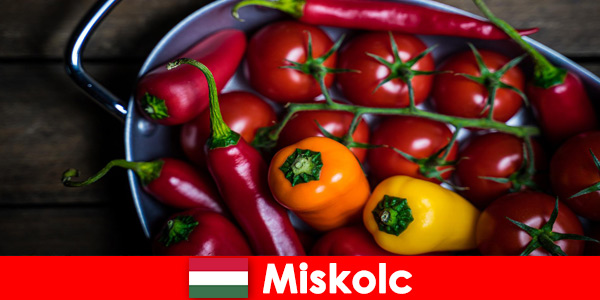 Macaristan'daki Miskolc, bölgesel ürünlerle sağlıklı ve taze yiyecekler sunuyor