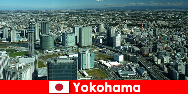 Hedef Yokohama Japonya birçok turist için bir mıknatıs metropolüdür