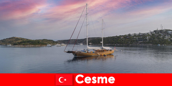 Çeşme Türkiye Plaj müdavimleri için popüler destinasyon