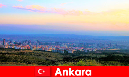 Ankara Türkiye'de yabancılar için yerel yerler ile rahat tatil