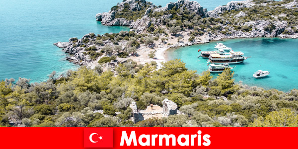 Marmaris’te tatilcileri güneş plajı ve mavi yolculuk bekliyor