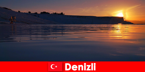 Denizli Türkiye'de dinlenmek ve hayran olmak için nefes kesici bir doğa