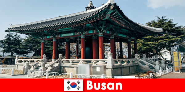 Busan Güney Kore'deki dekore edilmiş tapınaklar her zaman görülmeye değerdir